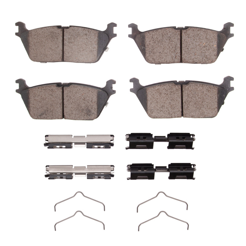 Jeep Grand Wagoneer L Brake Pads - Rear - R1 Concepts - R1 Ceramic Pads & Hardware Kit - `19-`25 Jeep Grand Wagoneer L Brake Pads - Rear - R1 Concepts - R1 Ceramic Pads & Hardware Kit - `19-`25